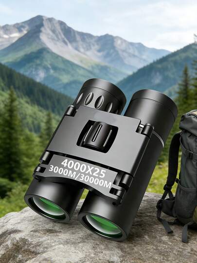 4000x25 Professional High Magnification High Definition Large Aperture Binoculars, Military-Grade Night Vision Binoculars, Suitable For Outdoor Hunting, Camping, Concerts, Bird Watching, Gift