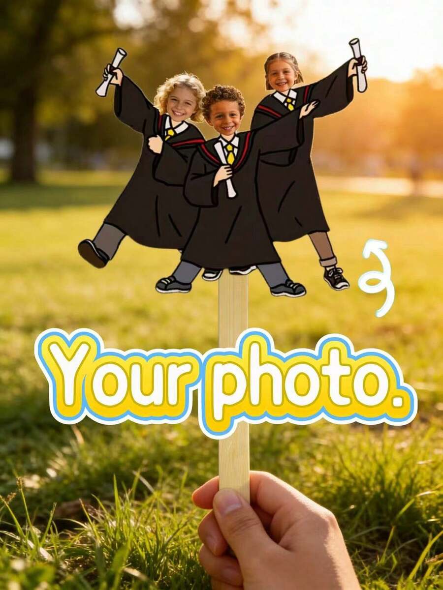 Customized Super Trio Graduation Hand-Held Stick: Must-Have Viral ...