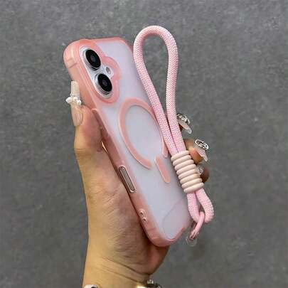 Nuevo modelo compatible con el estuche del teléfono móvil Apple 16Promax, sensación de piel mate de dopamina, adecuado para el estuche del teléfono móvil 17 Air 16, succión magnética de alta gama, 15Pro nicho, 14 celebridad de Internet, 13 súper a prueba de golpes, 12 pareja hombre y mujer, 16Plus funda protectora