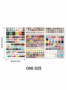 1pc Daily Planner Notebook, Record Daily Schedule, Book Or Document To Record And Arrange Plans, Email Records, Suitable For Office/Study, Teacher's Day Gift, Mother's Day Gift, Adult Gift - Multicolor - View 9