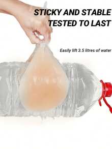 1 chiếc áo ngực silicon không dây đeo vai, kiểu dáng chống trượt, nâng đỡ và tạo độ nâng, được thiết kế đặc biệt cho váy cưới và váy quây. - Nhiều màu - Xem 5