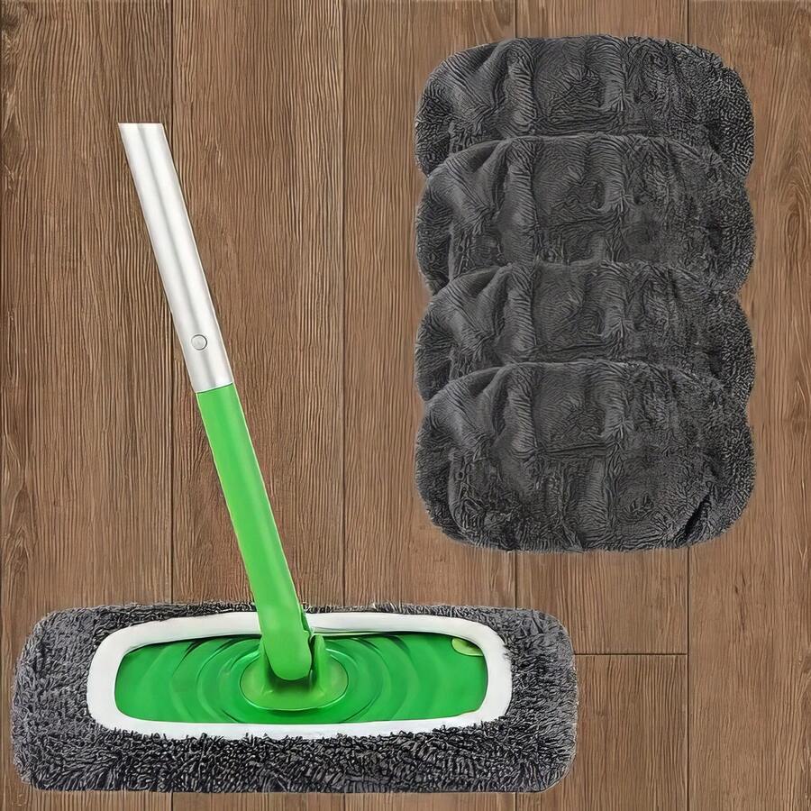 8 Pieces Of Multifunctional Floor Mop Cleaning Cloth, Washable Ultra-Fine Fiber Mop Replacement Cloth, Multi-Purpose Wear-Resistant Cleaning Tool, Suitable For Household And Commercial Use - 8 cái - Xem 1