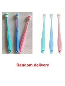 Small Dog & Cat 360° Soft Silicone Toothbrush With Suction Cup, Gentle Pet Oral Care Accessory, Luxury Silicone Fish-Shaped Toothpaste Holder, Battery-Free - Multicolor - View 11