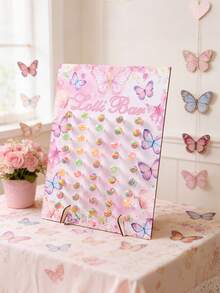 Giá trưng bày kẹo mút chủ đề bướm 26*35cm cho tiệc mừng em bé, giá đựng kẹo/tráng miệng tái sử dụng, đồ dùng tiệc sinh nhật lần thứ nhất, giá trưng bày bánh donut tại nhà, giá trưng bày đồ ăn tiệc, giá đựng kẹo mút, trang trí tiệc tiết lộ giới tính, trang trí bàn tiệc mừng em bé/tiết lộ giới tính, quà tặng mừng em bé, đồ dùng tiệc tiết lộ giới tính, quầy tráng miệng tiệc, trang trí tiệc chủ đề bướm, trang trí tiệc công chúa, đồ trang trí tiệc mừng em bé. - Bươm bướm - Xem 7