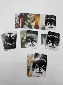 92张Kpop Lomo卡片（60张卡片+32张贴纸）双面LOMO卡，贺卡，书签，节日礼物 - 彩色 - 查看 6