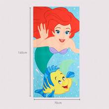 Cerdá Disney Microfiber Towel Princess Boy Girl – Princess Kids Towel With Hood, Soft, Absorbent, Quick Drying - Beach, Pool, Swimming, Bathing, Kids Towel - Option 1 - View 6