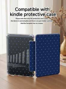 蓝色波点图案平板电脑保护套，兼容 iPad 9.7/10.2/10.5/10.9/12.9/Pro 11（第十代），兼容三星 Galaxy Tab S6 Lite 10.4 英寸，兼容 iPad (A16) 11 英寸（第十一代，2025 年发布），Kindle（第十一代，2024 年发布），提供柔软防摔保护，智能支架/自动唤醒/睡眠功能，三合一可折叠 Y 型支架平板电脑保护套——可用于书写、观看和创作。 - 彩色 - 查看 9