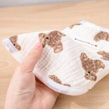 Quần áo mùa hè cho thú cưng, áo khoác không tay 100% cotton dễ thương cho mèo, quần áo nhẹ chống rụng lông cho chó. - Màu be - Xem 9