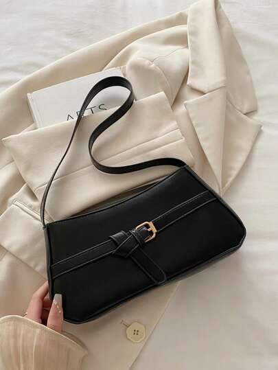 女士新款极简时尚手提包，个性化INS风单肩包，高品质优雅腋下包