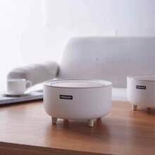 2.6加仑和0.5加仑方形塑料垃圾桶，带盖和脚踏，密封防臭，适用于卧室、浴室、客厅、办公室和厨房 - 彩色 - 查看 6