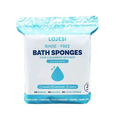 25 chiếc/gói Khăn lau dùng một lần, Khăn tắm mềm mại tiện dụng, thích hợp cho du lịch