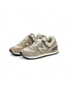 New Balance Women's 574 Series Retro Running Shoes, Spring 2026 WL574WAP - Khaki - View 1