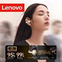 Lenovo 联想 TA410 经典夹式无线耳机，2026 新款，蓝牙 5.4 稳定连接，低延迟，长续航，HiFi 音质，ENC 主动降噪，符合人体工学设计 - 查看 3