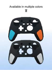 1pc Thicker Dual-Color Protective Cover For Nintendo Switch 2 Pro Controller, Anti-Slip, Anti-Sweat, Anti-Scratch, Enhanced Gameplay Experience - View 6