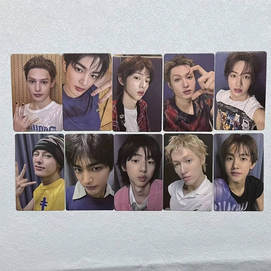 1pc Korean Idol Boy Group C-O(R)Tis Pork Knuckle Debut Album DIY Fan Goods Greeting Card & Lucky Card - Multicolor - View 1
