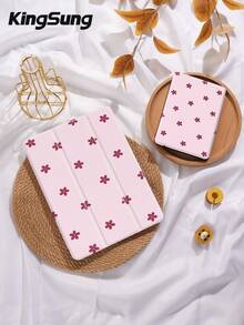 Kingsung Ốp bảo vệ máy tính bảng họa tiết hoa, tương thích với iPad Air 8 (M4) 2026 (11/13 inch), 9.7/10.2/10.5/10.9/12.9/Pro 11, thế hệ thứ 10, tương thích với Samsung Galaxy Tab S6 Lite 10.4 inch, tương thích với Kindle Paperwhite thế hệ thứ 12 2024, Kindle thế hệ thứ 11 2022, chống rơi vỡ mềm mại, chân đế thông minh/tự động bật/tắt màn hình. - Nhiều màu - Xem 7