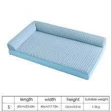 Husdjurssoffa, Katt-/hundbäddunderlägg, Mellanstor/Stor/Liten hundmatta, Skummatta för husdjur, Svalkande husdjursmatta för sommaren - Multifärgad - Visa 26