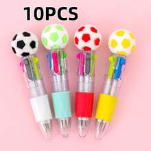 Bút bi rút 4 màu chủ đề World Cup bóng đá, thiết kế hoạt hình, nhỏ gọn, tiện dụng cho học sinh và ghi nhật ký. - Bóng đá bốn màu ngẫu nhiên - Xem 14