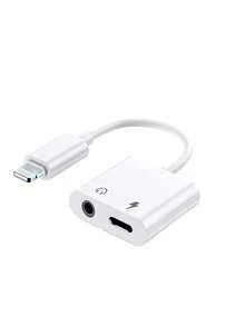 USB-C 适配器，Type-C 转 USB-C + USB-C 转换线 / USB-C + 3.5mm 音频充电器适配器线充电分线器，兼容 17/16/15 Pro Max/15 Pro/15 Plus/15、S26/S25/S24/S23/S22/S21 Ultra Plus，即插即用转换器 - 白色 - 查看 11
