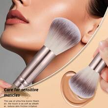 19PCS Makeup Tools Set Including:18PCS Makeup Brush Set+1pc Storage Bucket - Multicolor - View 4