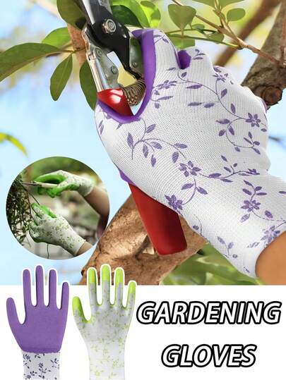 Găng tay làm vườn dày dặn, chống đâm thủng và chống cắt, thiết kế thoáng khí, chống trượt và thoải mái, thích hợp cho việc trồng cây, tỉa cành, cắt cỏ và cắm hoa, găng tay lao động bền bỉ, phù hợp cho người mới bắt đầu và người làm vườn chuyên nghiệp, dùng được cho cả nam và nữ.