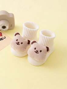 1双可爱3D动物图案婴儿袜 - 彩色 - 查看 15