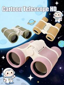 Ống nhòm hoạt hình dành cho cắm trại, ống nhòm gấp gọn tiện dụng ngoài trời, ống nhòm cho người mới bắt đầu kèm dây đeo, món quà Giáng sinh/Tái khai giảng/Sinh nhật tuyệt vời cho cắm trại, du lịch, tham quan, thiết bị cắm trại, đồ dùng cần thiết khi cắm trại. - Nhiều màu - Xem 5