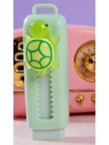 Creative Turtle Shaped Sliding Eraser, Retractable Design For Painting And Writing - Durable PP Material - Multicolor - View 14