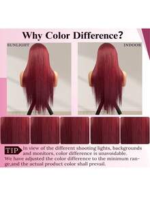 13x6 13x4 5x5HD 透明蕾丝前假发，真人发混纺，200密度，直发，预先拔毛，无胶，自然黑色蕾丝前假发，女士款 - SBUG - 查看 11