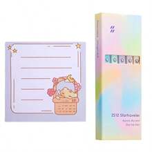 5 chiếc bút bi đen ombre dành cho học sinh và văn phòng, kèm theo sổ ghi nhớ hình mèo dễ thương. - Nhiều màu - Xem 6