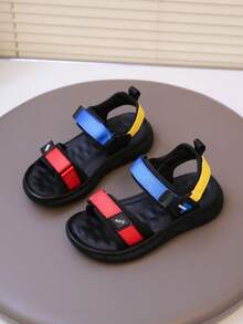Boys' Fashion Sports Beach Sandals, New Summer Open Toe Children Sandals - Blue - View 6
