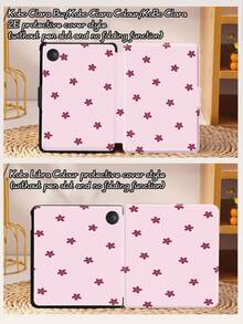 Kingsung Ốp bảo vệ máy tính bảng họa tiết hoa, tương thích với iPad Air 8 (M4) 2026 (11/13 inch), 9.7/10.2/10.5/10.9/12.9/Pro 11, thế hệ thứ 10, tương thích với Samsung Galaxy Tab S6 Lite 10.4 inch, tương thích với Kindle Paperwhite thế hệ thứ 12 2024, Kindle thế hệ thứ 11 2022, chống rơi vỡ mềm mại, chân đế thông minh/tự động bật/tắt màn hình. - Nhiều màu - Xem 10