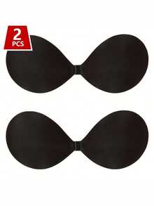 1 cái/10 cái Miếng dán nâng ngực vô hình, không dây, không lưng, chống thấm nước, có thể tái sử dụng, che đầu nhũ hoa bằng silicon, thích hợp cho váy cưới, váy dự tiệc bãi biển. - Nhiều màu - Xem 13