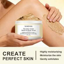 SUMIFANG Kem tẩy tế bào chết toàn thân đa năng 100g, nhẹ nhàng loại bỏ tế bào da chết thô ráp, nuôi dưỡng và dưỡng ẩm, tạo làn da mịn màng và rạng rỡ, cấp ẩm hiệu quả mà không gây cảm giác căng rát. - Nha đam - Xem 7