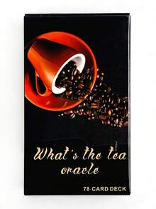 1 Box 78pcs Red Tea Realm Oracle Tarot Cards, Suitable For School Opening, Birthday, Couples, Mother's Day And Holiday Gifts - Multicolor - View 5