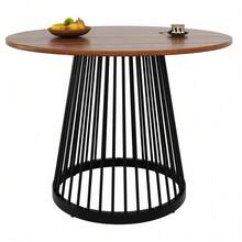 Dining Tables - Black White + MDF+Metal - View 6