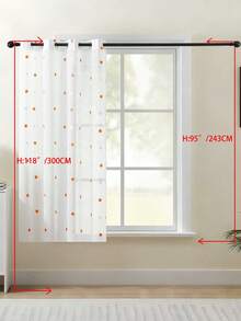 Bộ 1/2 rèm voan thêu cổ điển châu Âu, màu trắng trong suốt, thích hợp cho phòng ngủ, ban công, phòng khách. Rèm cửa sang trọng, rèm ren trắng thanh lịch với họa tiết thêu lá tinh tế, rèm polyester cản sáng cho phòng khách, phòng ngủ, văn phòng và nhiều nơi khác - Có thể giặt máy, rèm trang trí phòng ngủ. - Nhiều màu - Xem 36