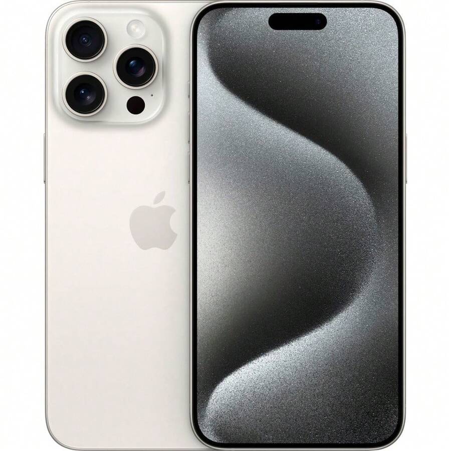 Refurbished Apple IPhone 15 Pro Max, 256GB. Fully Unlocked Grade A - White - View 1