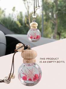 车载香氛吊坠 - 玻璃瓶内含永生花，可定制精油或香氛，优雅的悬挂式香薰，适用于汽车和家居 - 永生花車掛 - 查看 11