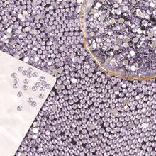 0.2cm/0.3cm/0.4cm/0.5cm 平面亚克力水钻，树脂宝石假钻石适用于工艺品、杯子、玩具、鞋子、衣服装饰 - 淺紫色 - 查看 7