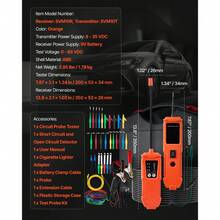 Electrical System Tools - 7,87 x 2,1 x 1,34 Zoll(6 m Uzunluk Verlängerungskabel ve Tragkoffer ile birlikte) - Görünüm 11