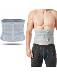 Adjustable Waist Trainer, Breathable Sweat Enhancing Waist Trimmer With Back Support - Multicolor - View 9