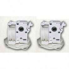 White Pre-Corded Tilter 2 Horizontal Window (2 Qty) - Default - View 3