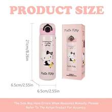 Miniso Hello Kitty 316不鏽鋼一鍵彈蓋保溫水壺 500ml /16.9oz(1入) - 彩色 - 查看 11