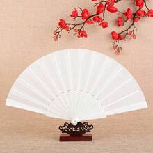 1/3pcs Navy Blue & Multi-Color Minimalist Folding Handheld Fan, Smooth Plastic Surface, Lightweight & Portable, Suitable For Weddings, Parties, Dance Performances And Summer Daily Use - Royal Blue - View 2