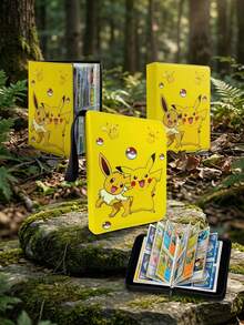 pokemon Album đựng thẻ 4 ngăn có khay đựng thẻ phân loại, chủ đề Charmeleon, thuộc bộ sưu tập, chứa được 240 thẻ, quà tặng ngày Valentine. - Nhiều màu - Xem 4