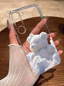 卡通熊印花透明防震加厚手机壳，兼容 17、17 Pro、17 Pro Max、16、16 Pro、16 Pro Max、16 Plus、15 XR、7/8、15 Pro Max、12 Pro Max、13 Pro Max、14 Pro Max、13、14、11、12P、14P、11P、XS、XR、7/8P、7/8GES2、A13 4G、A22、A21S、A51 4G、A52、S22 Ultra、A33 5G、10、Note 11 4G、11 Lite、A53等机型。国际版，非国内版。 - 彩色 - 查看 5