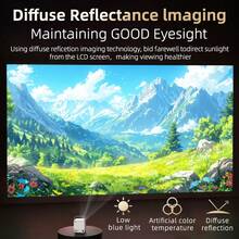 HUASHIJIE 4k Home Ultra HD 5G Projector Multi Functional Immersive Home Cinema, Supports WiFi Connection To Android Apple Phone, Directly Projected White Wall Projector Home KTV Gaming Online Course Bedroom Dormitory, Supports HD Interface, USB Interface Connection, Built In Android System Massive Application Download, Built In Sound System, Outdoor Projection, Christmas And Valentine's Day Gifts - View 11
