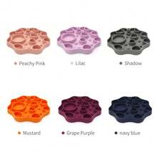 Double-Sided Slow Feeder Dog Bowl, Silicone Anti-Gulping Pet Bowls To Slow Down Eating Speed, Portable And Easy To Clean - Multicolor - View 4