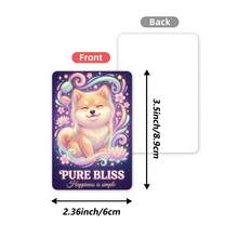 36pcs Cute Glowing Dog Fantasy Postcards, Birthday Gift, Inspirational Text Cards - 36 Cute Dog Dreamy Glowing Cards - View 3